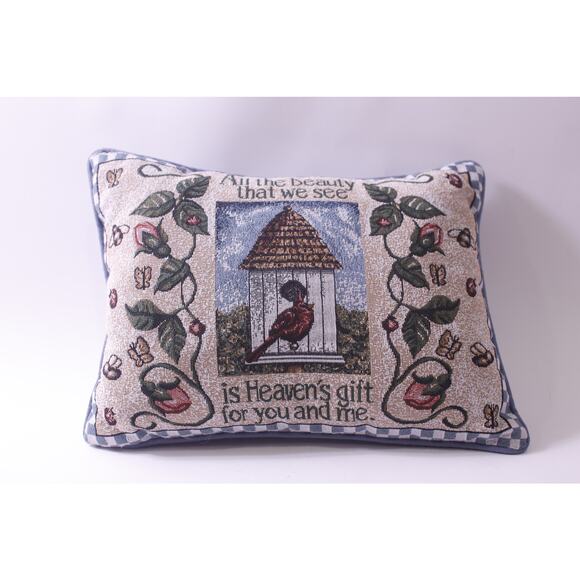 Bird House, Throw Pillow, Vicky Howard, Beauty, Gift, Tapestry, ~ 250605-WH 214 - Picture 1 of 5